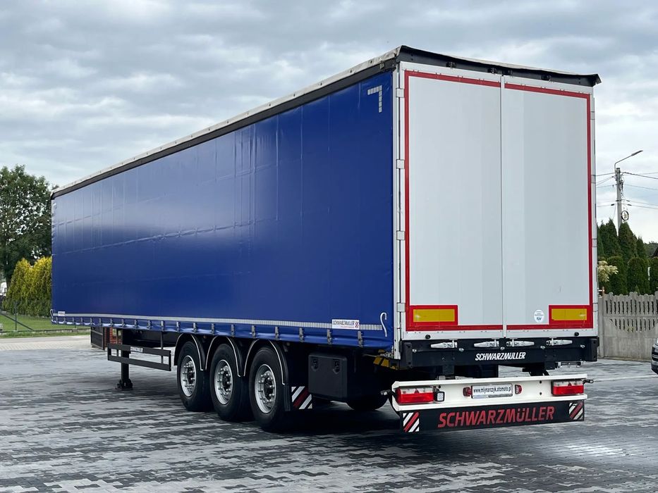 Schwarzmuller S1 J-serie / FIRANKA/ NOWE HAMULCE/ OŚ PODNOSZONA/ NOWE PLANDEKI/ ZADBANA