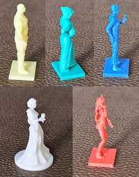 Meeple figurki postaci do gier, zestaw 5 sztuk, np. do Eurobusiness