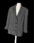 Żakiet damski chanelka vintage 90s kratka XXXXL 4XL 48