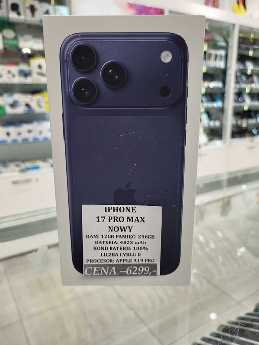 Iphone 17 Pro Max 256GB NOWY Telakces Felicity *Raty 0%