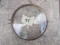 95 Drzwiczki frontowe starego zegara szyba szkło 158mm