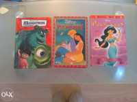 Livros Disney das princesa pocahontas e jasmin