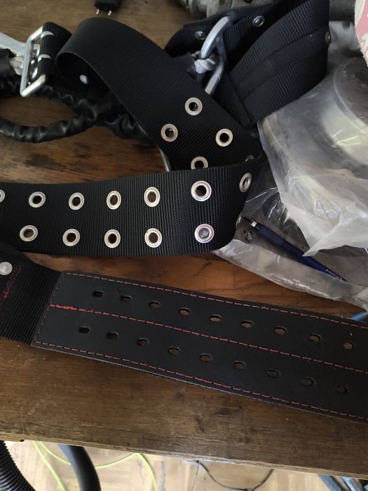 Hełmy strażackie, pasy