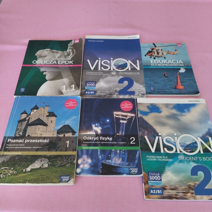 J.angielski podręcznik i ćwiczenia Vision kl. 1 komplet