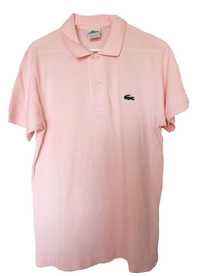 3 Polos Lacoste e Ralph Lauren original cor de rosa tamanho 2 e XL