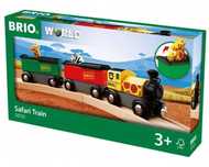 BRIO. Pociąg Safari. Ravensburger