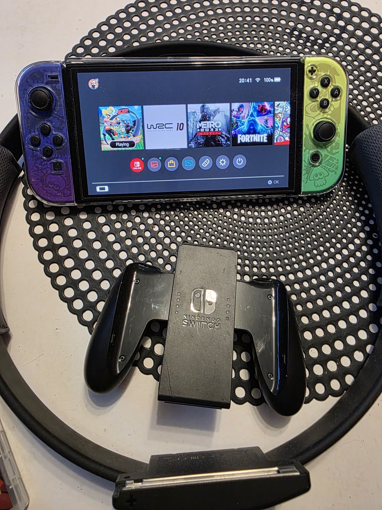 Nintendo Switch Oled Model Splatoon 3 Edycja + zestaw gier