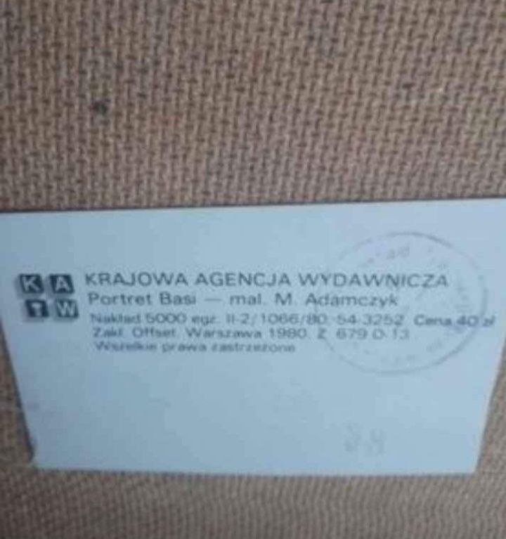 Obrazek Portret Basi