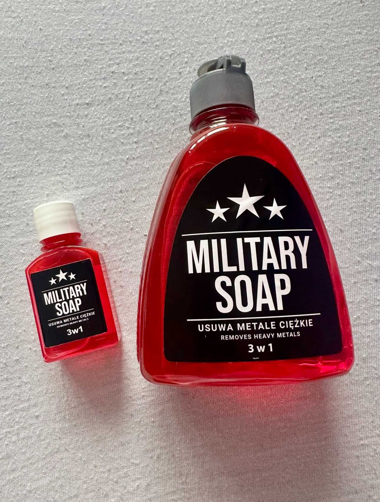 NOWE Mydło 3w1 Military Soap 0,3l do zabrudzeń ciężkich + GRATIS