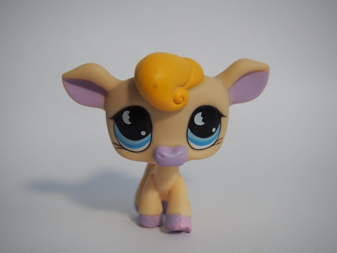 Figurka Littlest Pet Shop LPS #927 krówka krowa żółta stan bdb