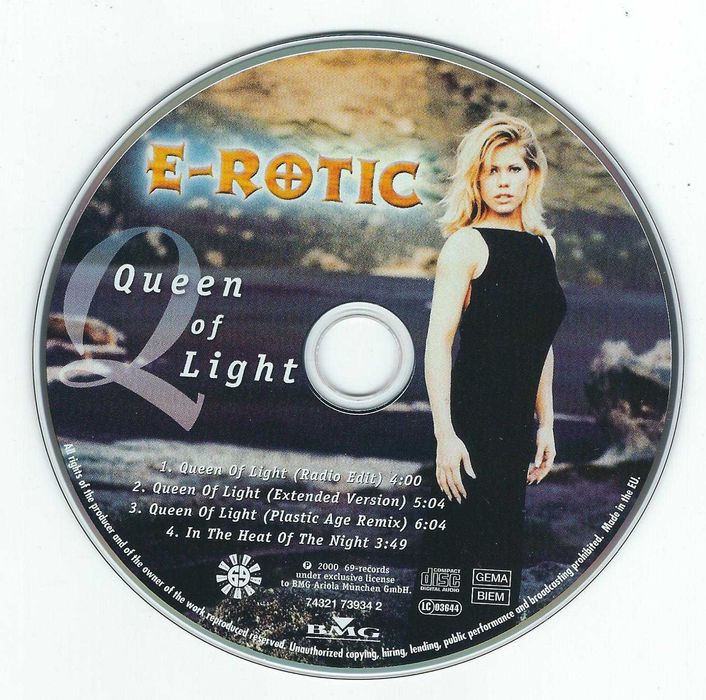 Maxi CD E-Rotic - Queen Of Light (2000) (69-Records)