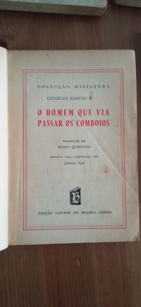 4 Livros coleção miniatura - livros do Brasil