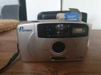 Stary aparat fotograficzny na klisze Premier BF-780 plus klisza i etui