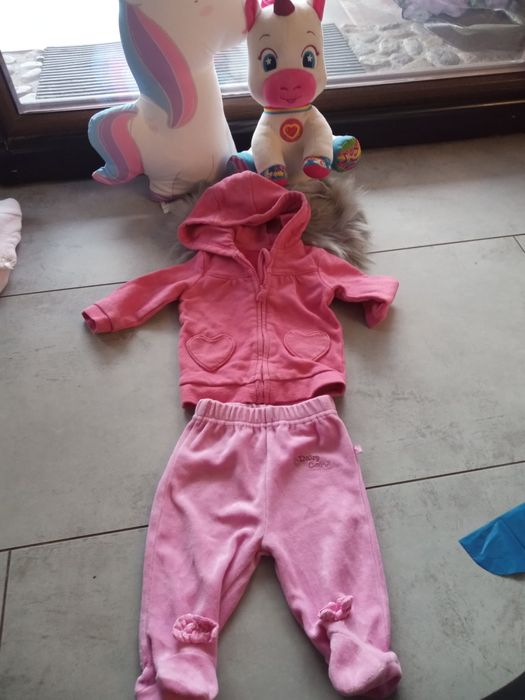 Zestaw mix paka ubrań dziewczynka rozmiar 62cm