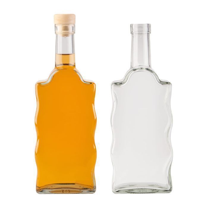 40x Butelka FALA 500 ml na nalewki, bimber, soki z korkiem