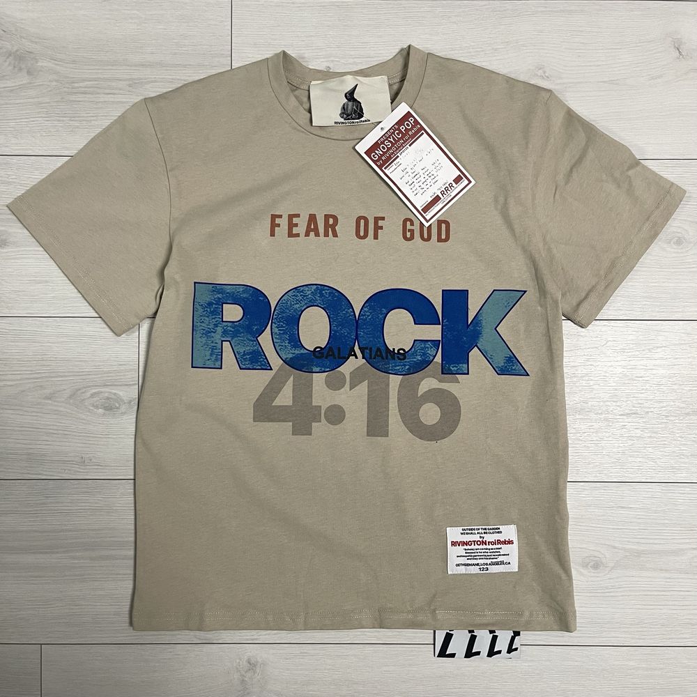 Футболка essentials, fear of god, fog, rrr123