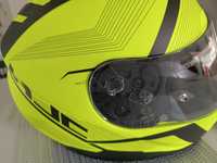 Kask szczękowy HJC CS-15 FAREN czarny fluo-żółty półmat