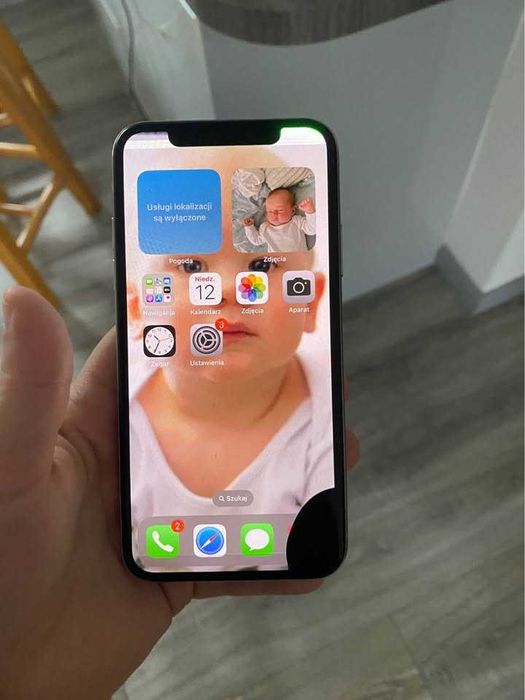 Apple iPhone X zbite plecy