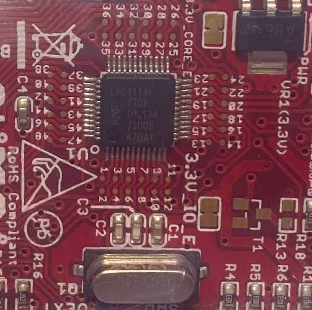 Отладочная плата Olimex LPC-P1114 на базе NXP LPC1114, ядро Cortex-M0