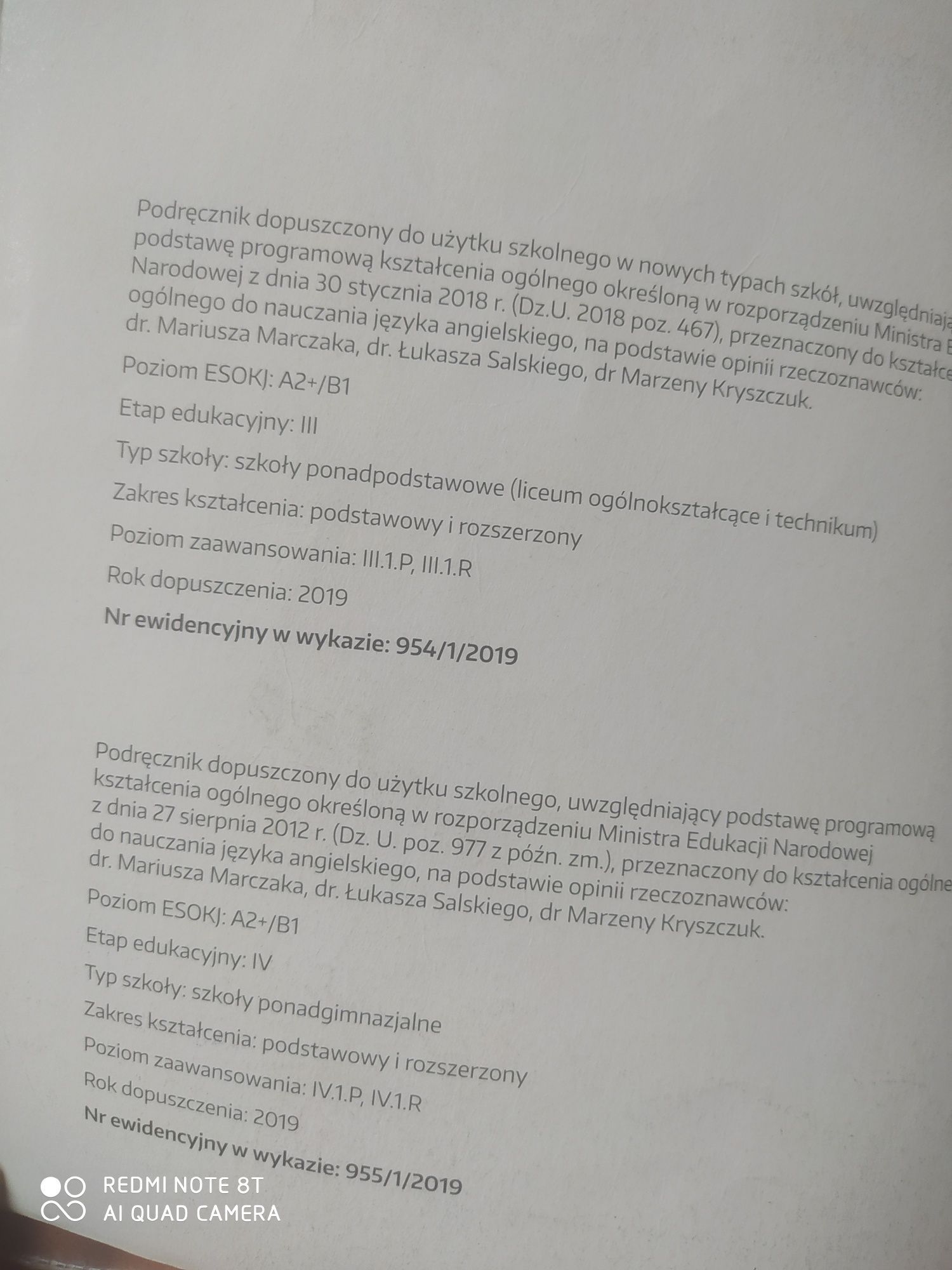 Password Reset A2+/B1 . Podręcznik do j. angielskiego kl. 1 liceum, te