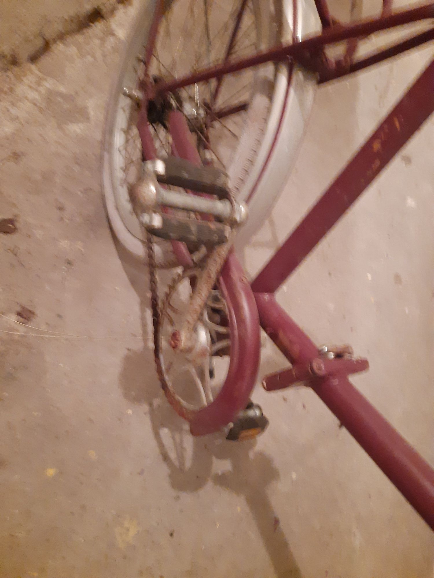 Stary rower skladak
