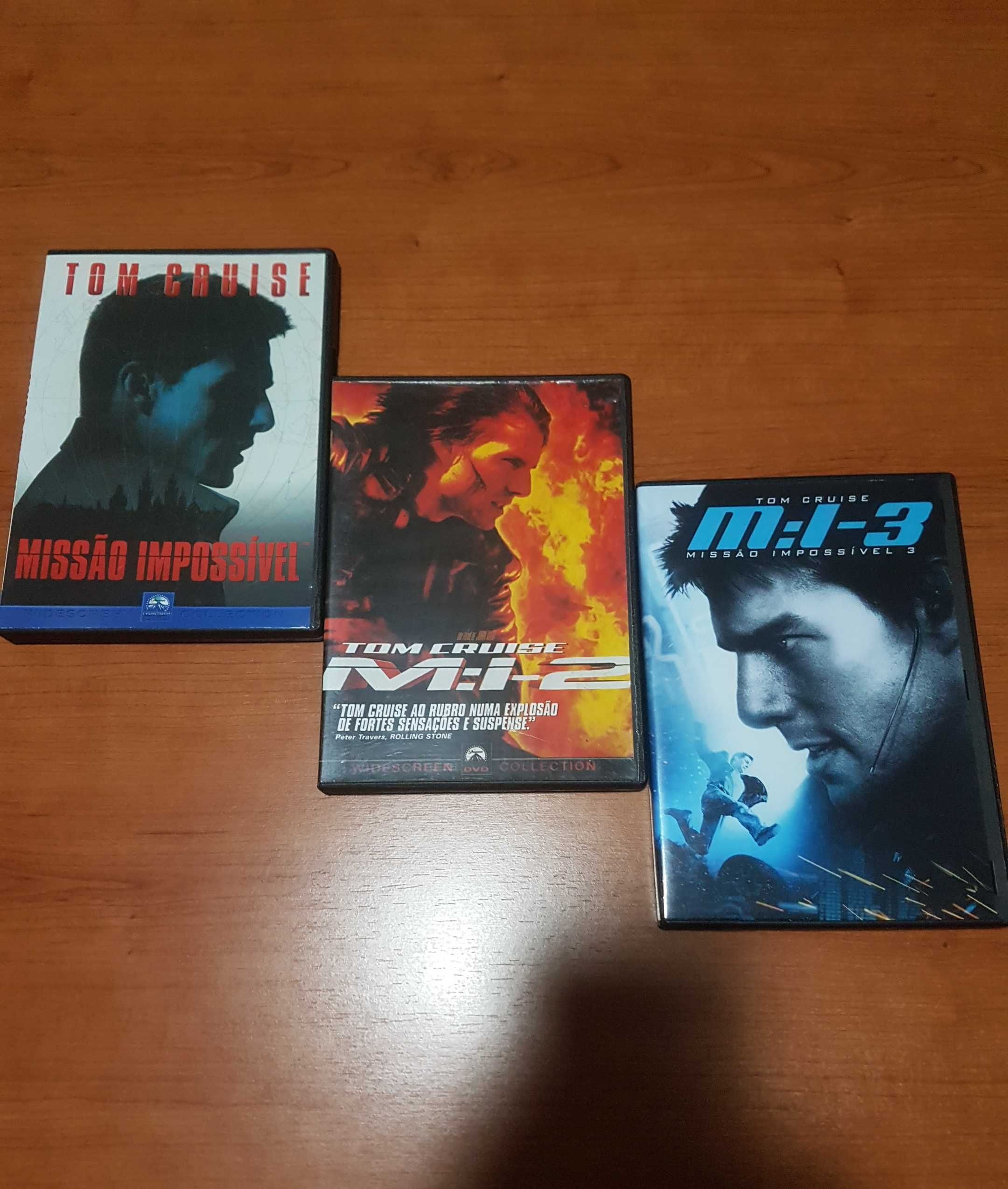 Trilogia MISSÃO IMPOSSÍVEL (Tom Cruise) Ação vertiginosa!