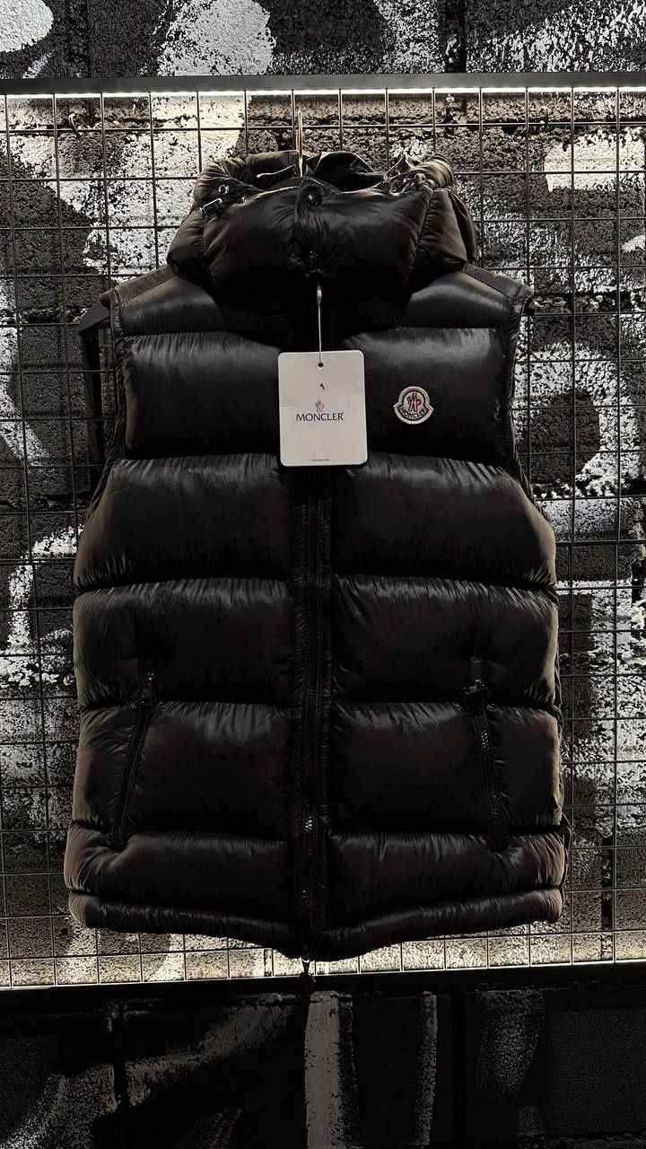 ЧОРНА ЖИЛЕТКА / Moncler жилетка / чоловіча жилетка / жіноча жилетка