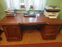 Biurko Bawaria płyta dębowe fronty