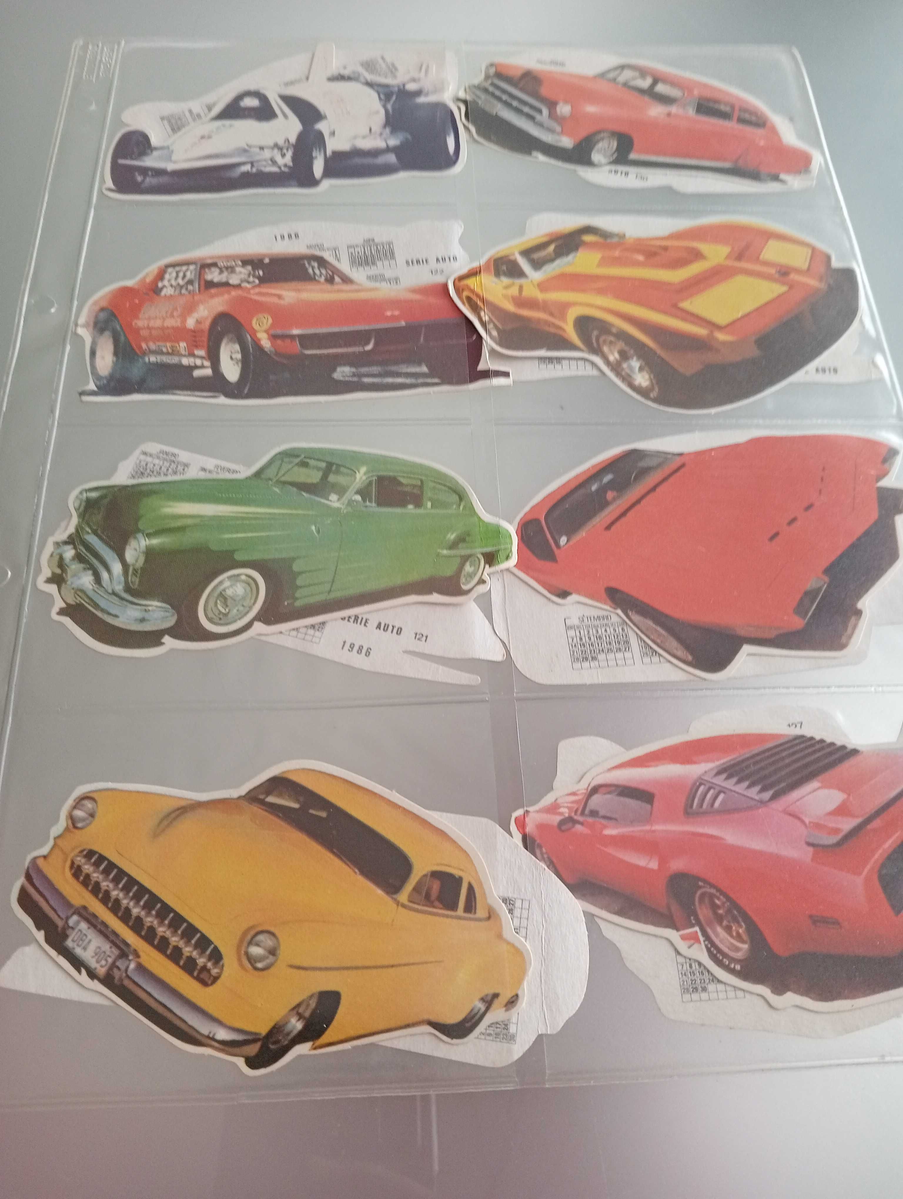 Calendários de bolso - Antiguidade Coleção Série Auto de 1986