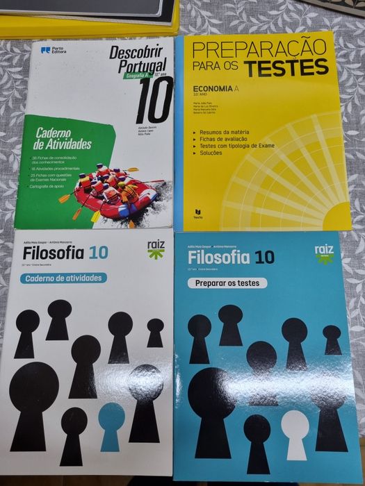 Livros fichas 10/11/12 + cadernos