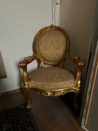 Złoty fotel Ludwik Filip