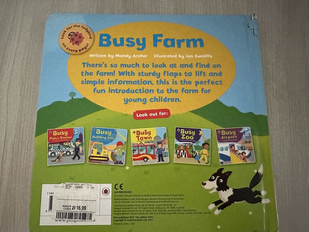 książeczka  Busy  Farm w j. angielski