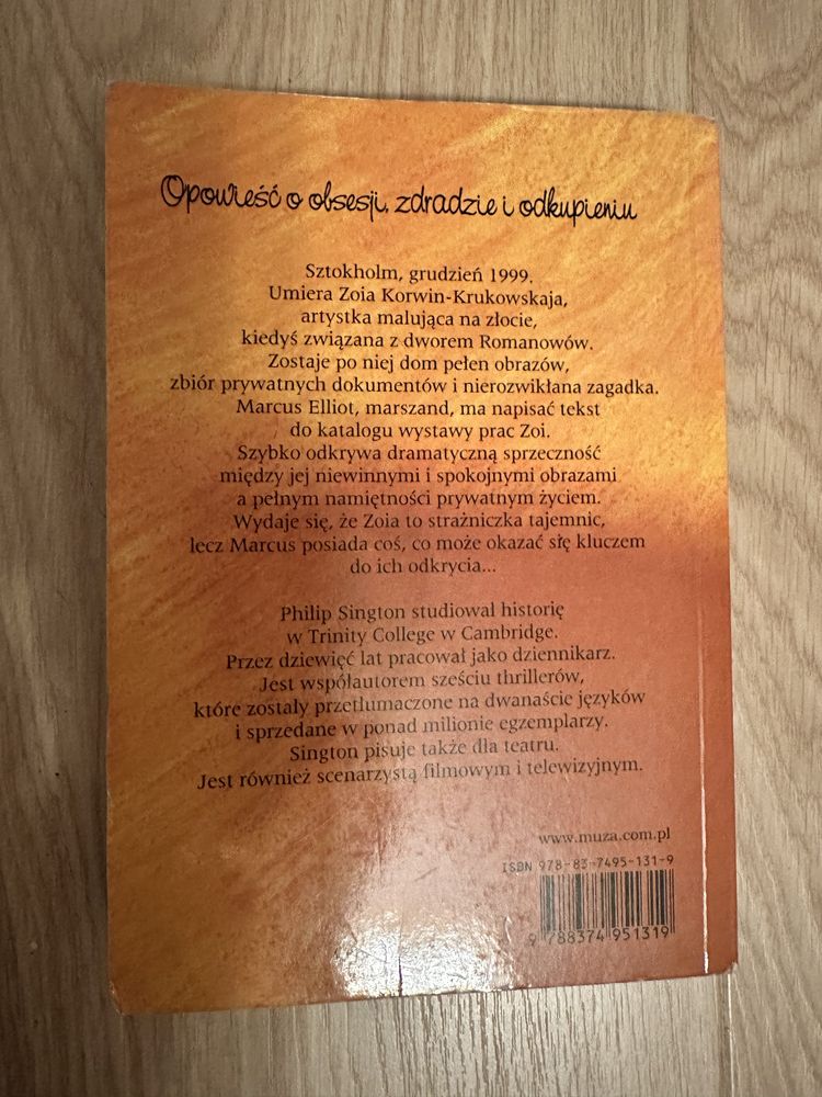 Złoto Zoi. Philip Sington