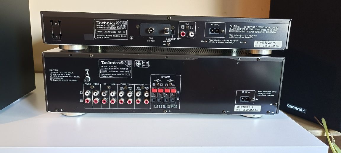 Wzmacniacz Technics SU-V300 plus Tuner Technics ST-GT350