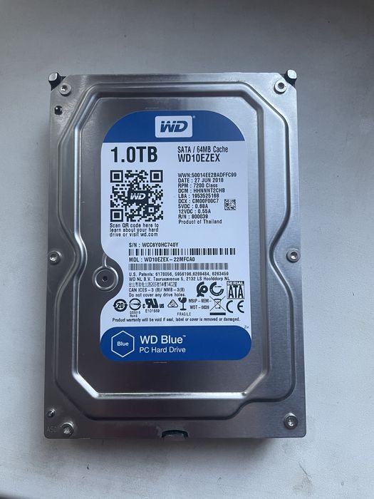Продам HDD Western Digital (WD) 1TB