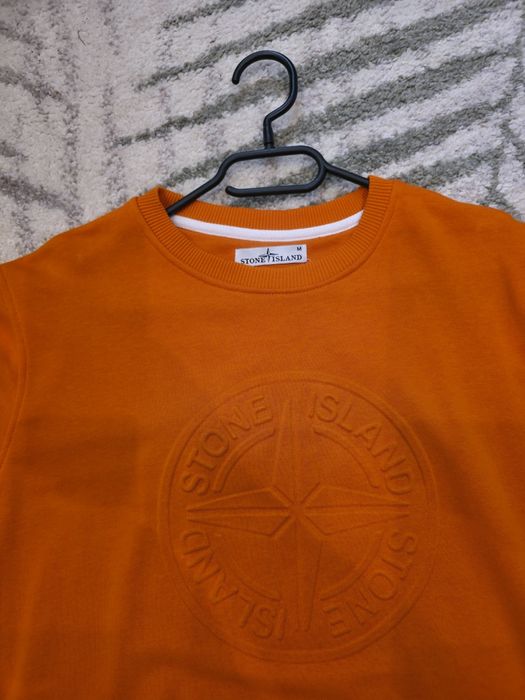Stone island bluza pomarańczowa