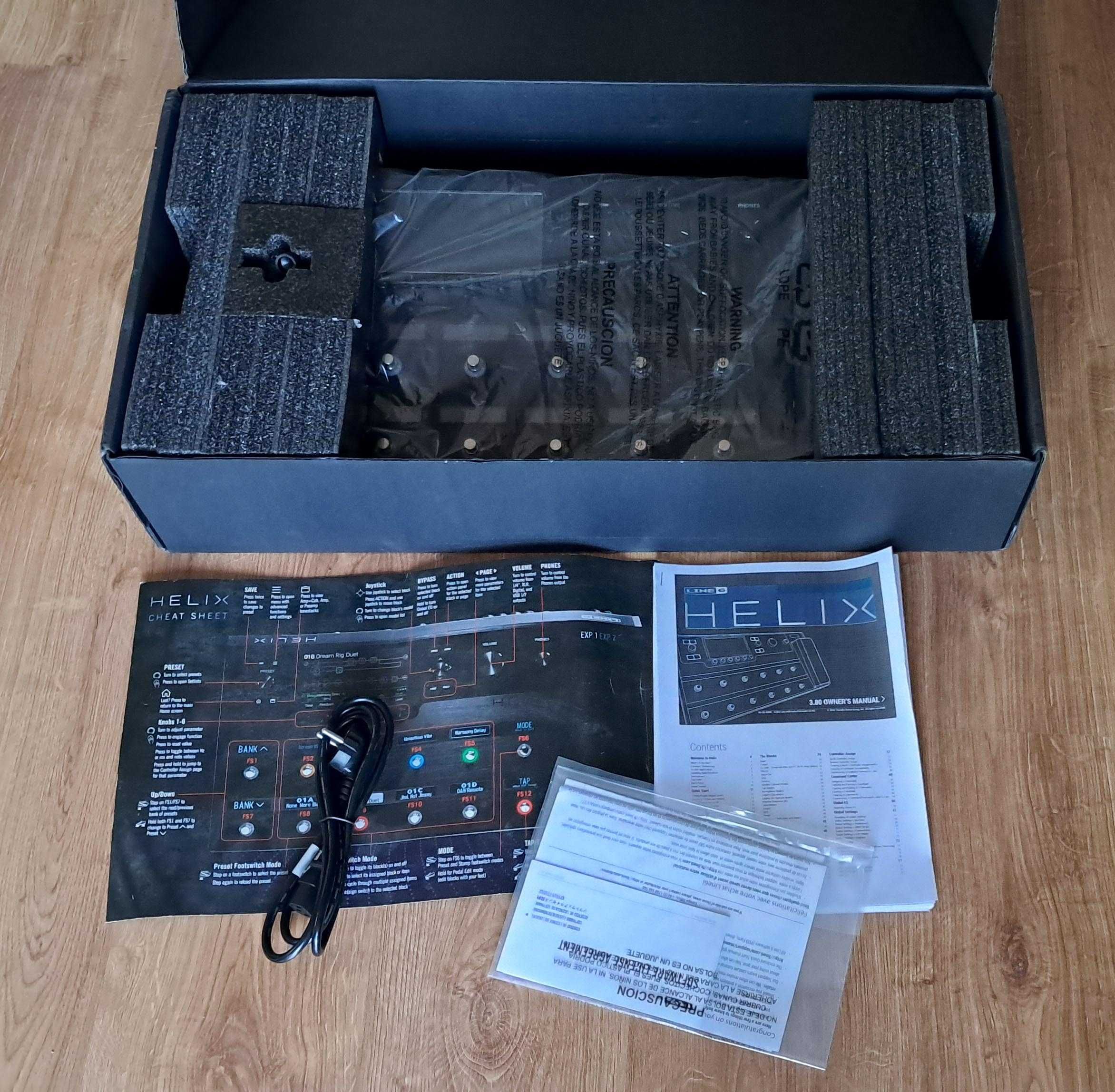 Line 6 Helix  floor + box. Firmware 3.80.0.