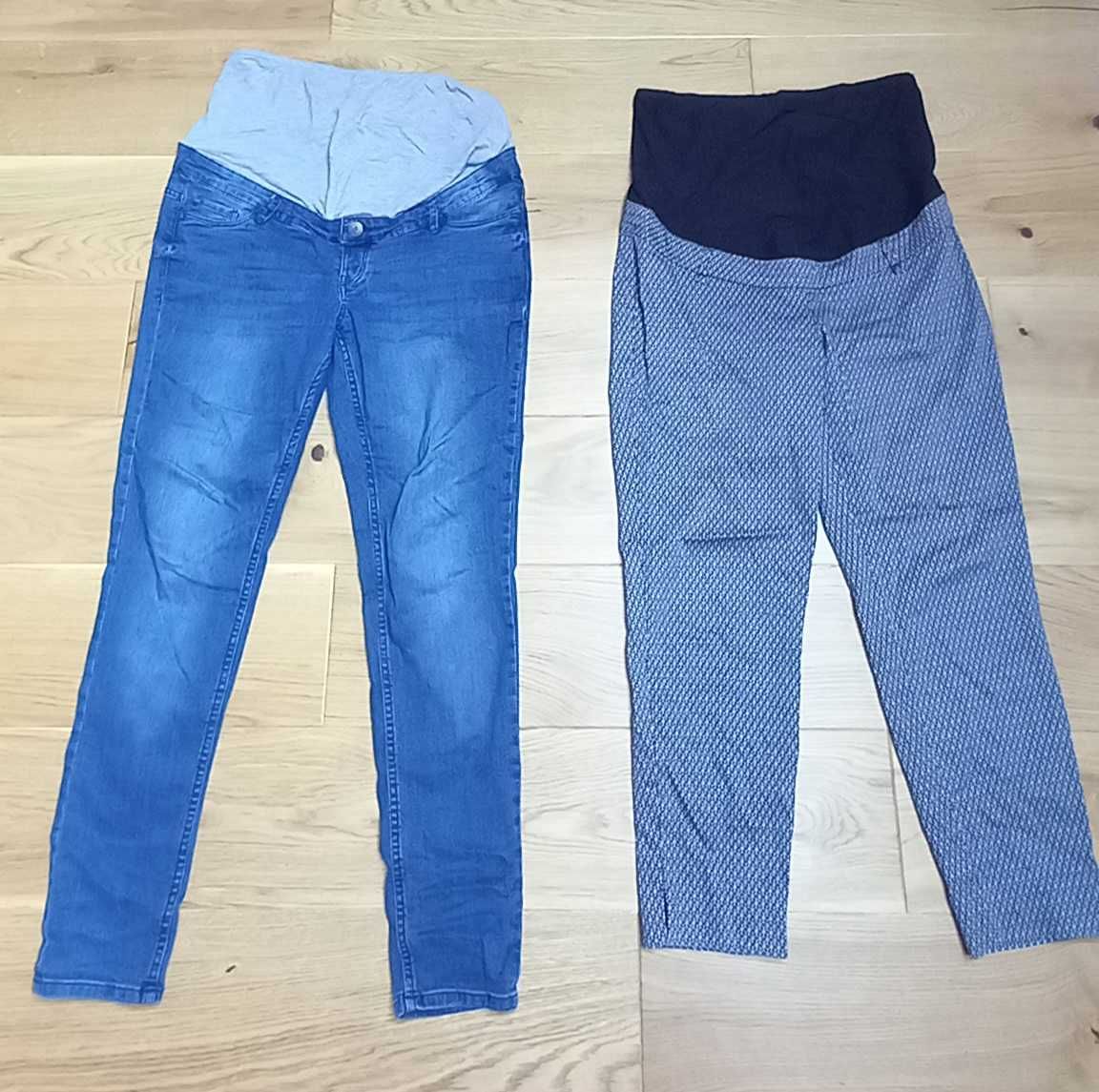 spodnie ciążowe H&M, C&A, 7 sztuk, Gratis