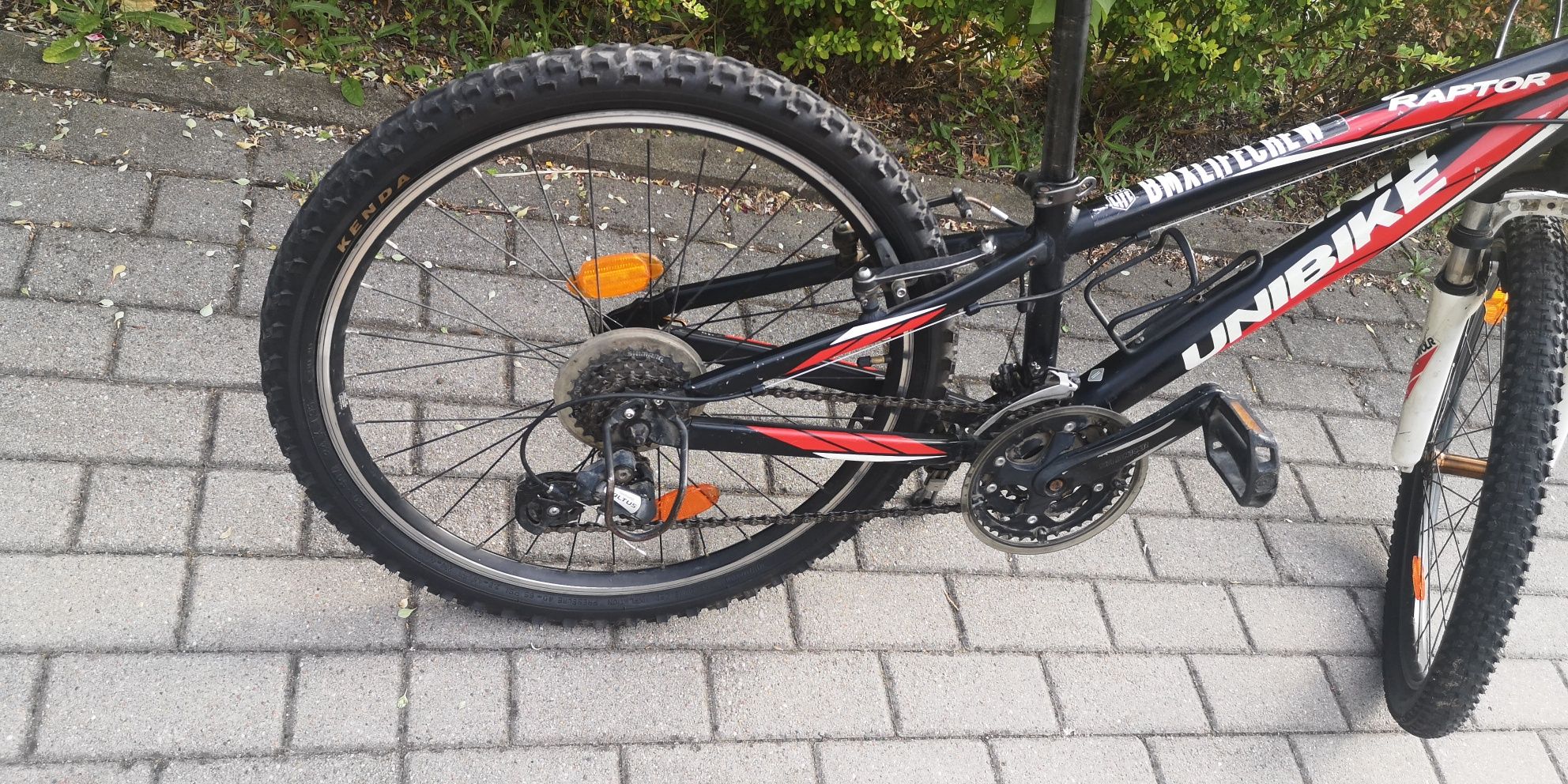 Rower dziecięcy unibike BMX z przerzutkami shimano, gotowy do jazdy