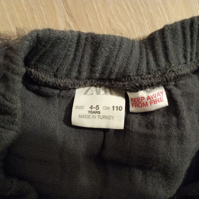 Grafitowa spódniczka tiulowa dla dziewczynki Zara