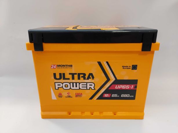 Akumulator ULTRA POWER 65Ah 680A 12V 60Ah