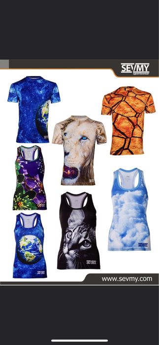 Koszulki sportowe 370 szt - fitnes siłowna sport - jakość - zamiana