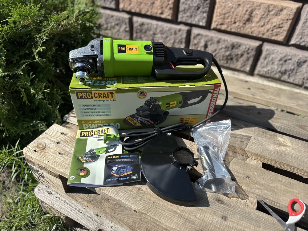 УШМ болгарка турбинка Procraft PW2300 230 мм