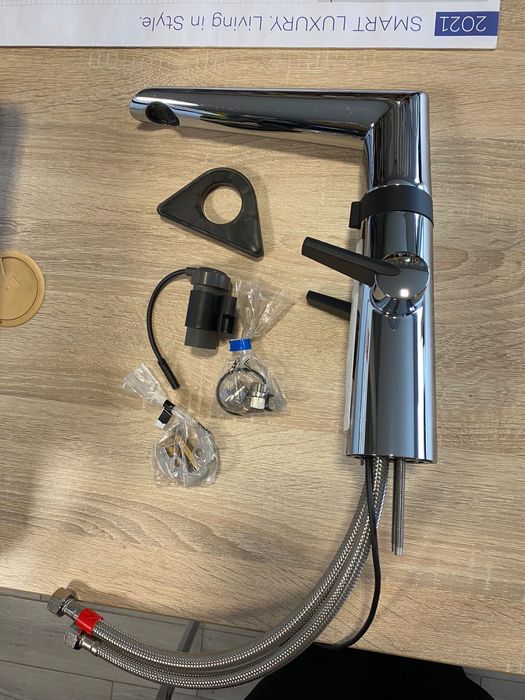 Bateria kuchenna kran ORAS OPTIMA 2722F chrom bezdotykowa wyswietlacz