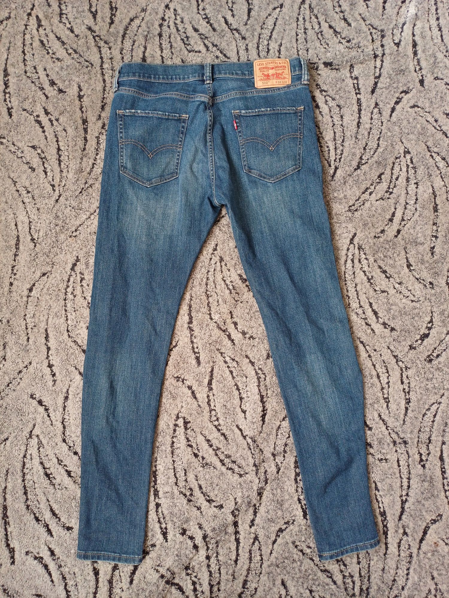 Spodnie jeansy Levi's rurki W34 L32 bdb stan slim fit  OKAZJA