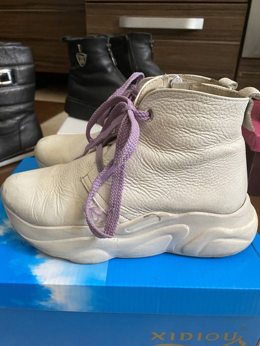 Демісезонні черевики! Шкіряні!