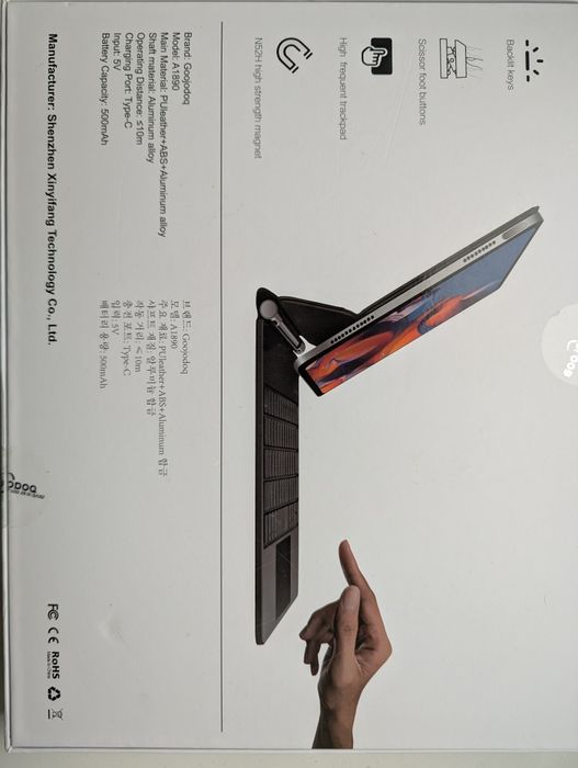 Goojodoq: Преміум аналог Apple Magic Keyboard для iPad Pro 12.9