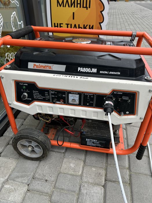 Оренда генераторів 4,8 і 5 квт номінал