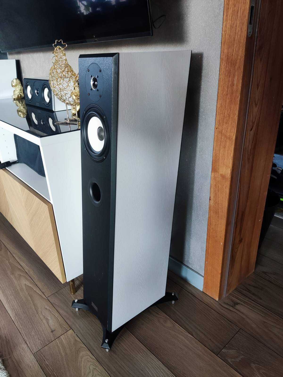STX Electrino kolumny + subwoofer + centralny + yamaha amplituner