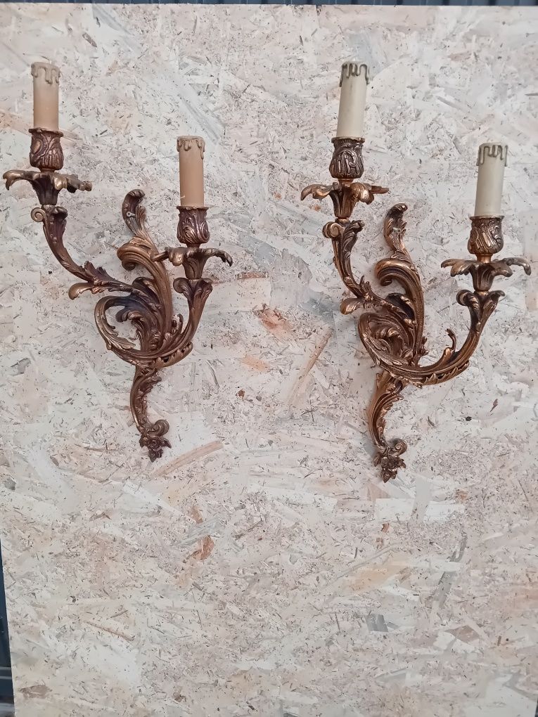 Par apliques bronze